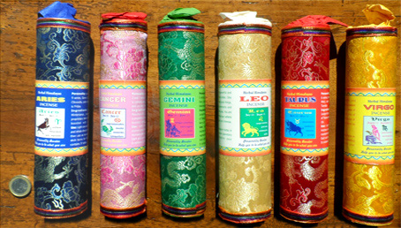 incenso naturale 12 profumi dello zodiaco